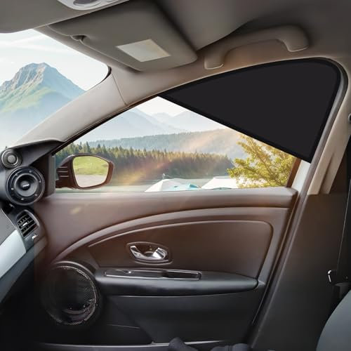 ZATOOTO Car Window Shades Magnetic, 2PCS Car Sunshade for Driver, Block Out Glare and Heat for Front Side Window