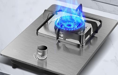 VUIKLCty Plaque de Cuisson à gaz, Plaque de Cuisson à gaz intégrée ou de Table de 33CM, Plaque de Cuisson au gaz Naturel, Plaque de Cuisson au GPL(A (4.2kw),LPG)