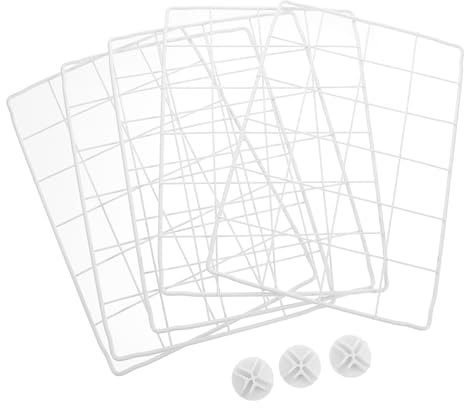 LIGIGWASH Separador de Congelador de Hierro Divisor Metálico para Frigorífico y Congelador para Organización de Alimentos y Bebidas Diseño de Rejilla Ventilada Dimensiones