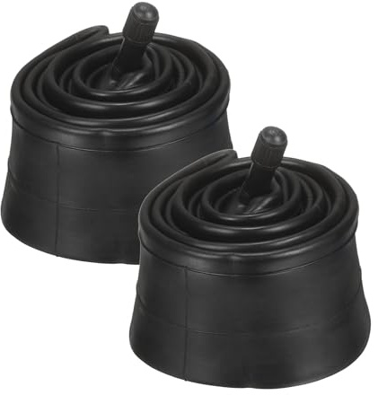 QUARKZMAN 2 Stück 22 Schlauch Breite Passt 1.75/1.95 Gummi Fahrradschlauch | Mit 32mm Standardventil, Für MTB Mountain Dirt Bike