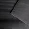 Gummi Feinriefenmatte Gummiläufer Schutzmatte Anti Rutsch Bodenbelag 100cm Breite 3mm Gummiboden Feingerippt (100 x 200cm), Schwarz