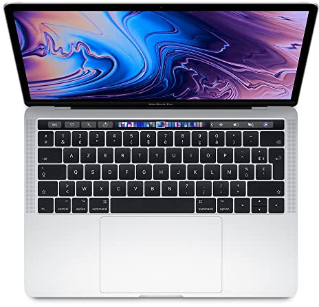 2020 Apple MacBook Pro with Intel 1.4 GHz Core i5 Chip (13-inch, 8GB RAM, 256GB SSD Storage) Qwertz Germany/Austria - Silver (Reconditionné)