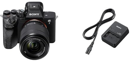 Sony Alpha 7 IV | Appareil Photo Hybride Plein Format + Objectif Sony 28–70 mm F3.5 – 5.6 & BC-QZ1 Chargeur de Batterie pour NP-FZ100