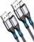 NINGKPOW Cable Micro USB [2Pack 3M] 5V/3A Carga Rápida Cable Android Duradero Nylon Cable Cargador Movil Compatible con Samsung Galaxy S7 S6 Edge S5 J7 J5 J3, Huawei, HTC, LG, Redmi, Kindle