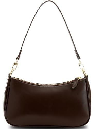 Kleine Cresent Umhängetaschen, Crossbody-Tasche für Damen, veganes Leder, Handtasche, Clutch, Hobo-Geldbörse