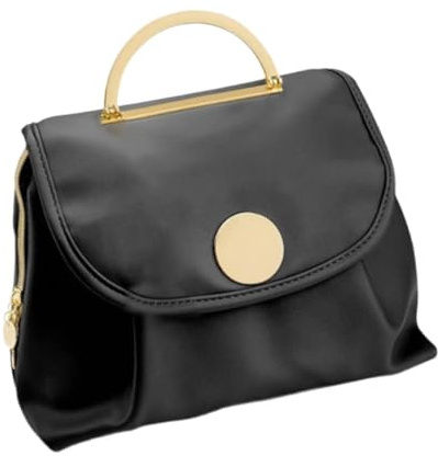 TISHITA Beauty Bag Organizer Astuccio Porta Cosmetici Borsa Da Toilette Impermeabile in Pelle Pu con Manico E Gancio Multifunzione Adatta a Donna Accessori Vi, Nero