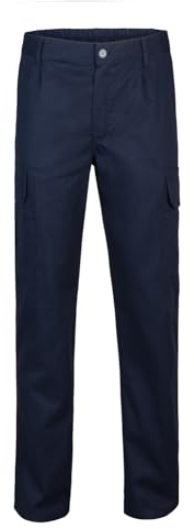 Velilla 103001, Pantaloni multitasche, Blu Navy, Taglia 44