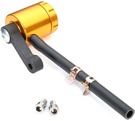Alamor Universal Vorderradbremse Kupplung Flüssigkeit Öl Reservoir Cup Flasche Motorrad Aluminium-Gold