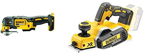 DeWalt 18V Li-Ion Cordless Brushless Oscillating Multi-Tool + Li-ion Brushless Cordless Planer, Yellow