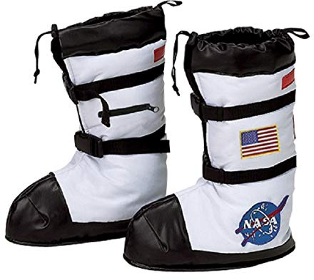 Costume SuperCenter 9 Astronaut Boots, White - Medium