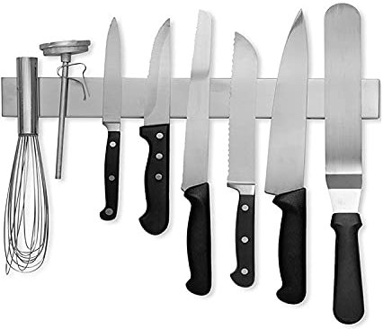 Magnetische Messerleiste, Edelstahl Magnetischer Wandmesserhalter Zur Sicheren Und Einfachen Aufbewahrung Von Utensilien Und Werkzeugen An Der Wand-60cm