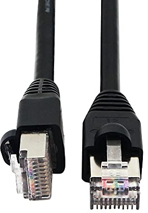 QIANRENON Cavo RJ50 10P10C Cat 5E 26AWG maschio a maschio modulare con connettori di schermatura per apparecchiature di controllo industriale per stampa laser, 0,5 m