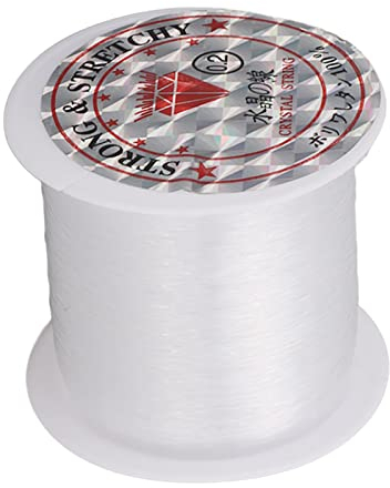 Klare Nylonschnur, Nylonschnur, 0,2 Mm, 142 Yards, Kristallschnur, Perlenschnur Zum Basteln, Schmuckherstellung, Halskette, Armband
