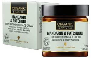 Amphora Aromatics Mandarin & Patchouli Super Hydrating Face Cream COSMOS Organic 60ml