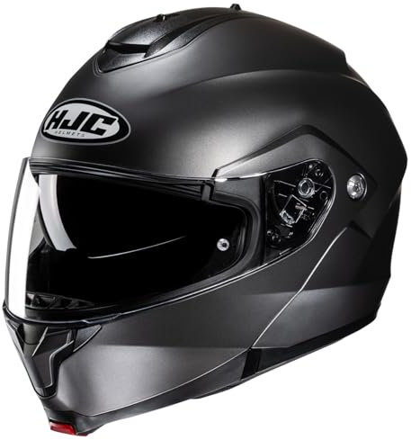 HJC, Casco Moto Modulare C91N SOLID Semi Flat Titanium, XL