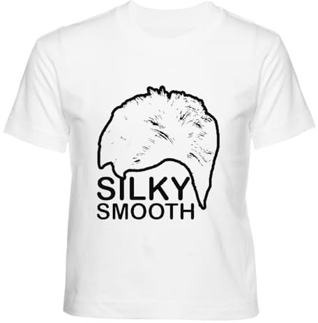 Haarstyling Kann Seidig Glatt Sein Kinder T-Shirt Weiß Jungen Mädchen Rundhals Leicht Beiläufig Kurzarm Kid's Boy's Girl's Crew Neck White