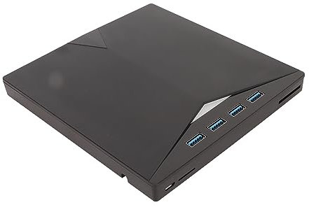VBESTLIFE Lecteur Optique Externe, Lecteur de Carte Mémoire USB3.0, Lecteur CD DVD Léger pour PC