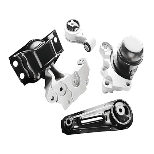 Yllshengyu 4Pcs Engine Motor Mount Kit - Compatible with Nissan Rogue 2008-2013 & Rogue Select 2014-2015 2.5L 2WD, Replaces A7370 A7384 A4351 A4352