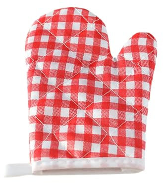LWDXMYKW maniques Cuisine Gant De Cuisson Résistant À La Chaleur Confortable pour Porter des Gants Four Durables Adaptés du Barbecue-Grille Rouge