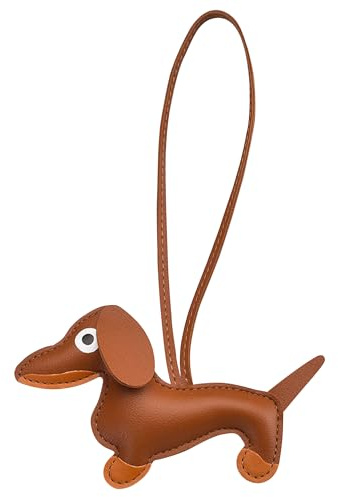 Fuerxy Dachshund Bag Charm, Cute Dog Charm