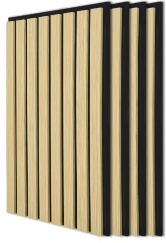 Art3d 20 Stück Akustikpaneele Eiche 3D Wandpaneele 60x30cm