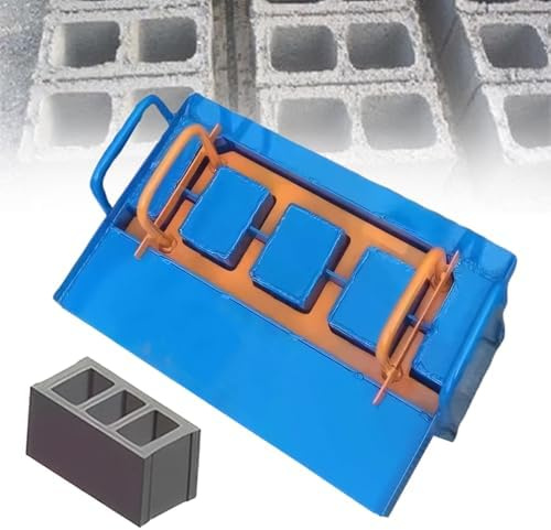 Manual Brick Mould Making Machine Cement Mini Brick Molds Maker Hollow Concrete Blocks Brick Mold Machine, Vibration Frequency Times/Min, Fast Forming,