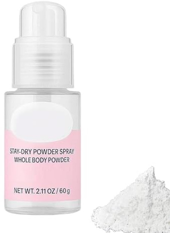 Dry & Fresh Liquid Powder 50 ml –Poudre Parfumée pour le Corps,Poudre Confort,poudre corporelle liquide sans talc pour la zone intime, l’aine et sous la poitrine – réduire les frottements