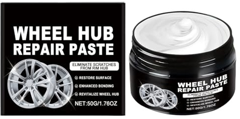Pasta Ripara Cerchi 50g,Crema Rinnovante per Mozzamenti - Trattamento Restauro Detailing Sedan Fuoristrada Manutenzione Gomme
