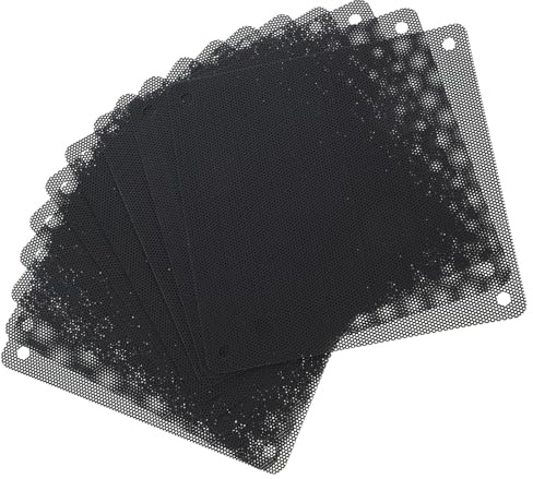 VALICLUD 10 Stückpc Lüfterfilter aus PVC mit Einfachem Strukturdesign für Gehäuselüfter Hardware und Sommerstimmung Alspc Kühler Mesh Abdeckung und Schutz für Elektronische Lautsprecher