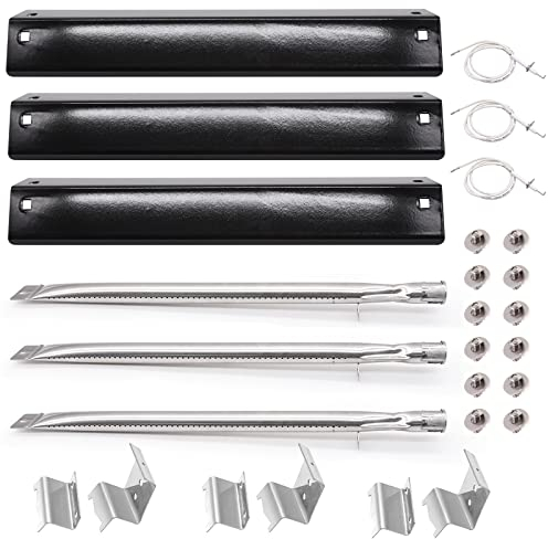 Hiorucet Grillteile für Char Griller 5050, 5650, 3001, 3072, 5072, 3030, 3008, 5252, 3000, 4000, King-Griller 3008, 5252, Heizplattenschirme, Brennerrohre, Zünder für Char Griller Ersatzteile