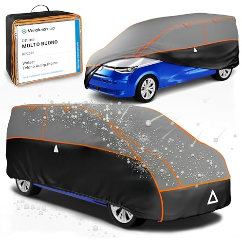 Walser Hagelschutz Abdeckplane Transporter, TÜV geprüfte* Abdeckplane Bus Perma Protect, Auszeichnung Sehr Gut* Hagelschutzplane Größe 12 für VW T4/T5/T6/Ford Tourneo/Opel Vivaro/Mercedes Vito/Viano