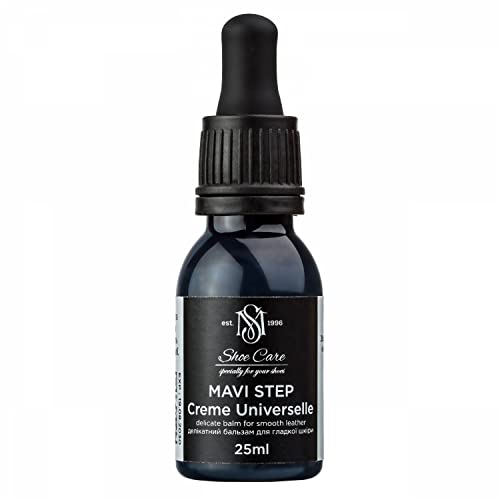 MAVI STEP Universalbalsam für Schuhe und Leder, 346 Braun/Dunkelrot, 25 ml / 0.85 oz
