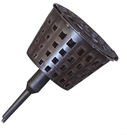 HEIBTENY Pack of 100 Fertiliser Mesh Baskets, Orchid & Bonsai Fertiliser Basket Tool Box for Juicy Orchids & Bonsai