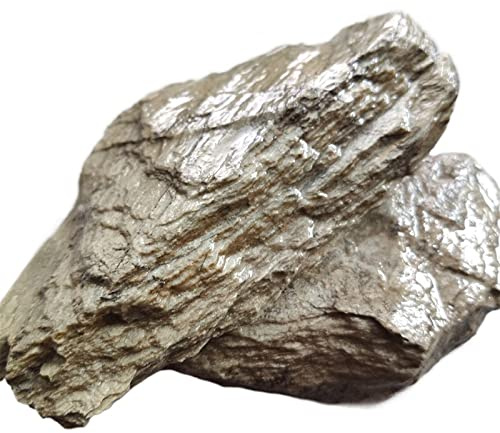 ICXLPMC Piedra de Cristal de Roca filita Natural, 100g, Roca metamórfica, colección de espécimen de Piedra de sericita, Piedra for decoración del hogar Inicio Colecciones