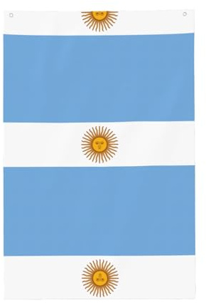 Bandiera Argentina Colore Vivido 2x3 Ft Per All'aperto Bandiere Banner Con Occhielli Poliestere Premium