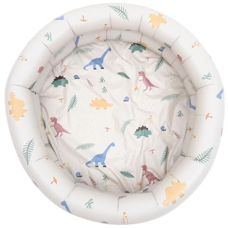 Abaodam Mini Piscina Gonfiabile Per Bambini E Bambine Piscina Per Bambini Con Design A Dinosauro Piscina Rotonda Per Bambini Piccoli Facile Da Installare E Con Cui Giocare