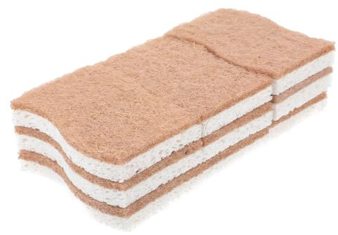 COSMEVIVI 9piezas Esponjas Lavaplatos Unidades Esponja De Limpieza Natural para Cocina