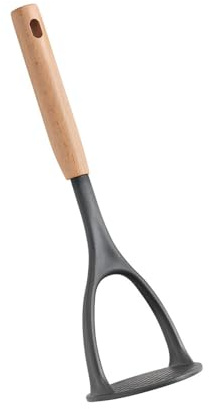 Metaltex Arizona Presse-purée robuste avec manche ergonomique en bois