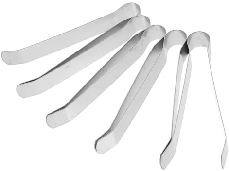 POPETPOP Spegnicandele in Acciaio 5 Pezzi Morsetto Antiruggine Ergonomico per Candele e Lampade a Olio, Clip Estintore Sicurezza per Uso Domestico