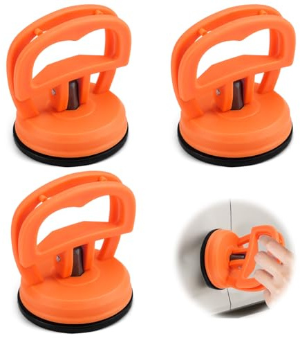 3 PCS Car Dent Puller Kit, 2inch Lightweight Suction Dent Puller Universal Lcd Glass Screen Opening Repair for Car Dent Repair Kit, Glass, Lifter, Tablet Computer, Tiles & Object Moving