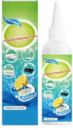 Limpiador de manchas de aceite pesado, potente loción de limpieza concentrada multifuncional para la cocina del hogar, elimina eficazmente las manchas, limpiador multiusos de grasa de cocina. (1