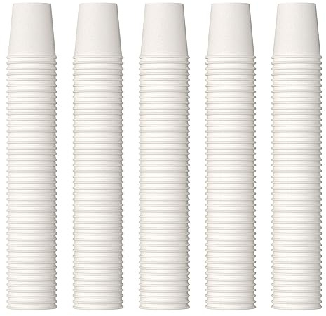 JOLLY PARTY 2 oz Bathroom Cups,700 Pack Small Paper Cups, White Mouthwash Cup, Disposable Mini Espresso Cup, Paper Sampling Cup