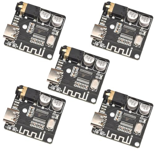 Hailege 5 st VHM-314 MP3 förlustfri Bluetooth 5.0 USB-C Audio Bluetooth-mottagarkort trådlös stereomusikmodul