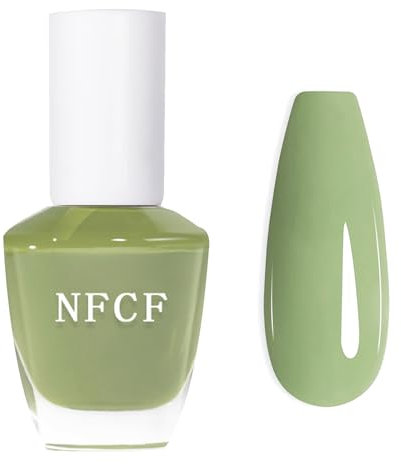Nail Varnish - Green Nail Polish - Air Dry & Long Lasting Forest Green Nail Varnish - No Need Cure Mocha Color Nail Enamel - Chip Resistant Nail Polish For Diy nail Art Manicure At Home