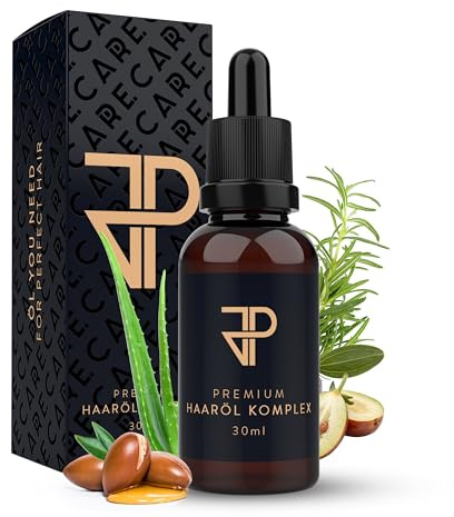 JP CARE Haaröl Komplex gegen Haarausfall – Premium Haaröl mit Rosmarin, Argan, Jojoba & Aloe Vera zur Förderung des Haarwachstums für Kopfhaut & Bart – 100% natürliche Pflege – ohne Zusätze