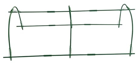 Cerceau de jardin pour parterres surélevés | Tunnel de culture coupe-vent pour parterre surélevé, serre, verger, parterre de fleurs, jardin, pelouse