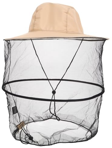 TOYZFRIENDY Chapeau de Protection Moustique Large Bord Pliable avec Voile Maille Respirante Chapeau Multifonction pour Apiculture et Activités Extérieures Protection Solaire et Anti-insectes