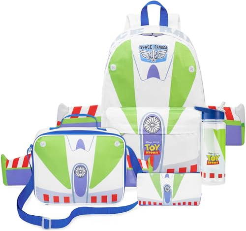 Get Trend Disney Toy Story Buzz Lightyear Boys Backpack, 4 Piece Set