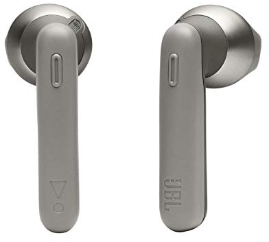 JBL Tune 220TWS True Wireless In-Ear Cuffie Bluetooth con fino a 19 ore di riproduzione musicale combinata, grigio