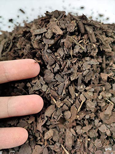 Natural Orchid Potting Bark Bulk for Better Aeration (2 Liter Bag)